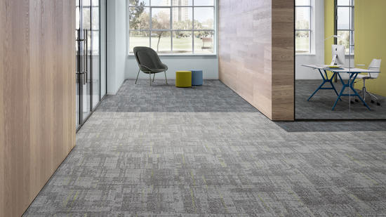 Intricate carpet tiles - office floors - DESSO Stitch - Tarkett